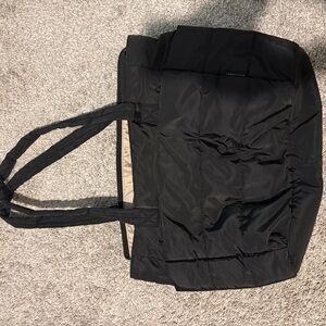 Quilted Black Tote Bag Bagsmart